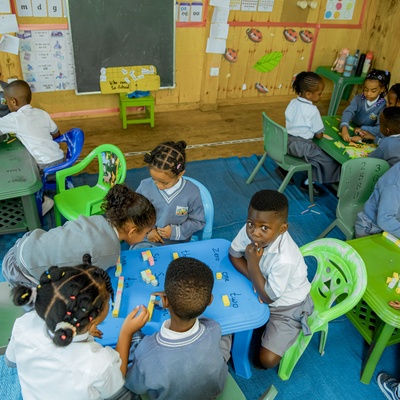 Nursery kids learning